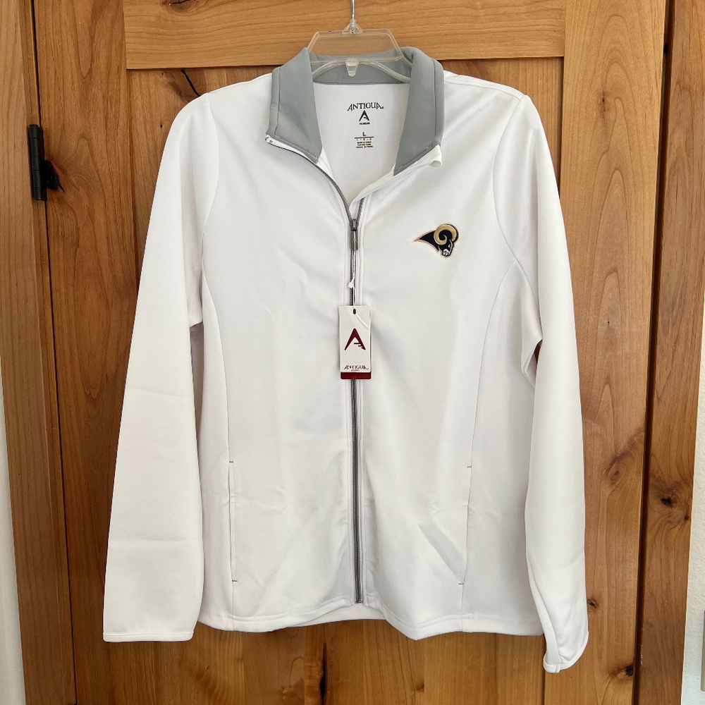 St. Louis L.A. Rams Antigua light weight jacket NWT